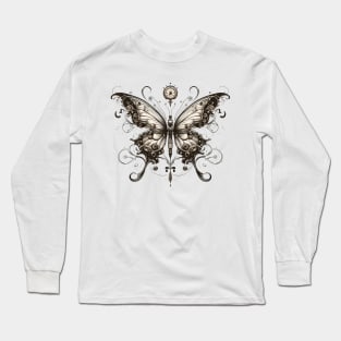 Frilly Steampunk Butterly Long Sleeve T-Shirt